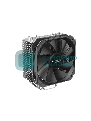 Кулер PCCooler Paladin 400 S115X/1200/1700/AM4 (20 шт/кор, TDP 200W, PWM FAN, 4 тепловые трубки 6мм, 800-1600RPM, 18-28,6dBa)