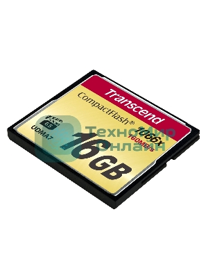 Флеш карта Transcend Ultimate TS16GCF1000/CF (Compact Flash)/16 ГБ/UDMA 7, VPG 65/160 МБ/с