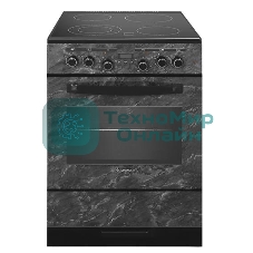 Плита электрическая Gefest ЭП Н Д 6560-03 0053 черный, конфорок 4 шт, духовка 55 л, 60 см x 85 см x 60 см