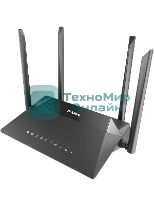 Беспроводной двухдиапазонный гигабитный маршрутизатор D-Link DIR-853/URU/R3A AC1300 Wave 2 с поддержкой технологии MU-MIMO, 3G/LTE и USB-портом 3.0