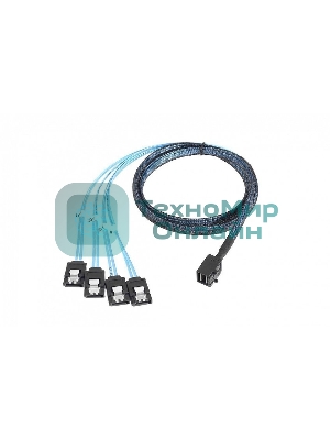 Кабель CBL-SFF8643-SATASB-10M, 1 metre cable, SFF8643 to X4 SATA