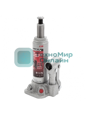 Домкрат Matrix бутылочный 2т h подъема 181–345мм