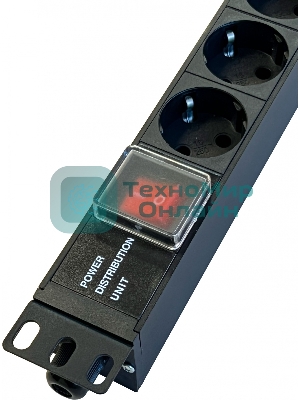 Блок распределения питания NTSS NTSS-PDU-DA2030 гор.размещ. 8x базовые 16A клеммная колодка