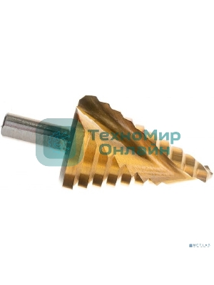 Сверло Matrix ступенчатое 9-12-15-18-21-24-27-30-33-36мм hss спиральный профиль шестигранный