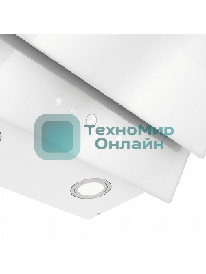 Вытяжка наклонная Elikor Vertex WH 50 белый, 50 см, 750 куб. м/ч, 56 дБ