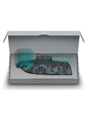Нож перочинный Victorinox Evoke BSH Alox Navy (0.9425.DS222) 136мм 4функц. синий камуфляж подар.коробка
