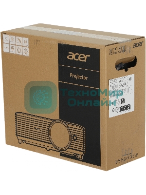Проектор Acer X1128H, DLP, SVGA, 4800 Lm, 20000:1, EMEA, 2.7 Kg, EURO Power