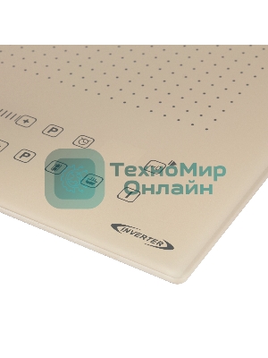 Индукционная варочная панель Maunfeld CVI292S2FBG Inverter независимая, бежевый