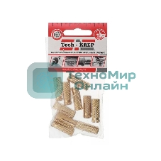 Анкер забиваемый латунный М8 (уп. 10 шт) пакет Tech-Krep 106745
