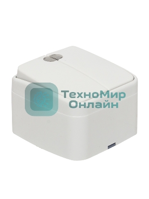 Выключатель 2-клавишный ОП 10А с индикатором белый EKF Basic Минск