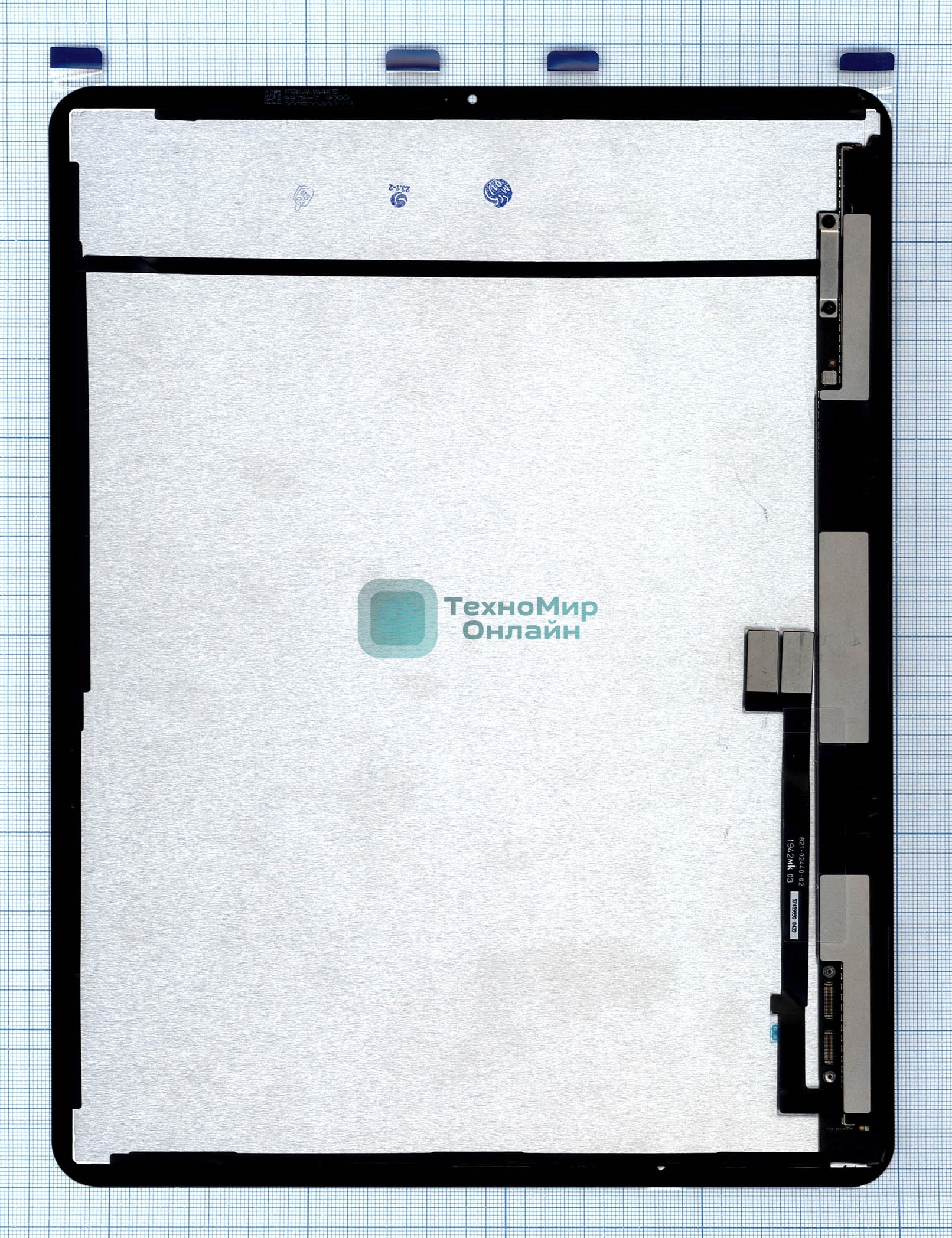 Модуль (матрица+тачскрин) для iPad Pro 12.9 2018 (A2014,A1895,A1876), Pro 12.9 2020 (A2069) черный