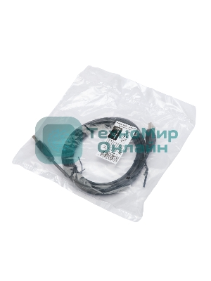 Кабель USB2.0 Cablexpert CC-USB2-AMAM-3M, AM/AM, экран, 28/26AWG, медь, Pro, 3м, черный, пакет