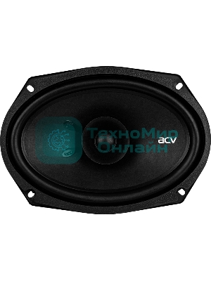 Колонки автомобильные ACV PD-691 BEATS (без решетки) 240Вт 91дБ 4Ом 16x23см (6x9дюйм) (ком.:2кол.) коаксиальные однополосные