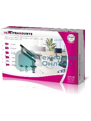 Кронштейн для мониторов Ultramounts UM713B черный 17