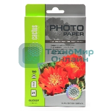 Фотобумага Cactus CS-GA618025 глянцевая A6 180 г/м2 25 листов