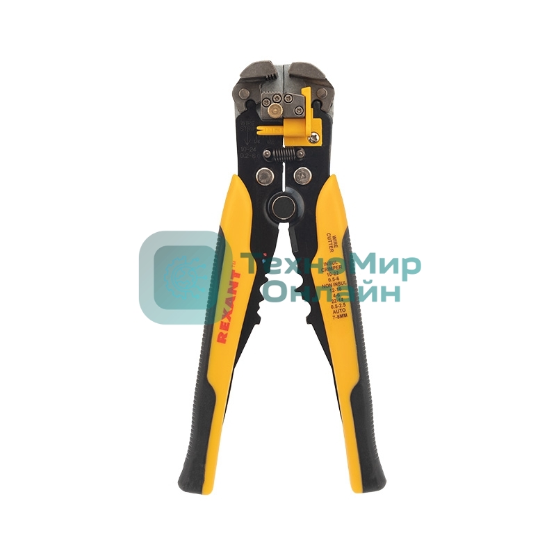 Инструмент для зачистки кабеля и обжима наконечников Rexant ht-766