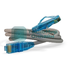 Патч-корд U/UTP, Cat.6, LSZH, 1.5 м, серый