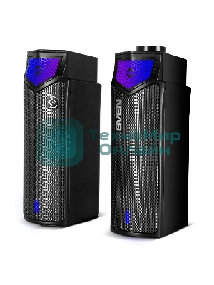 Саундбар мини SVEN SB-G1450, черный (10 Вт, питание USB, Bluetooth, подсветка)