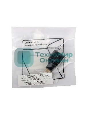 Переходник Gembird Переходник HDMI-microHDMI 19F/19M, золотые разъемы, пакет