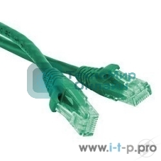 Патч-корд Hyperline U/UTP, Cat.6, LSZH, 1.5 м, зеленый PC-LPM-UTP-RJ45-RJ45-C6-1.5M-LSZH-GN