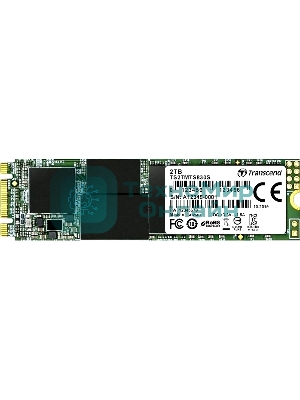 Накопитель SSD Transcend MTS830S, 2Tb, M.2 SATA III, R/W 560/520