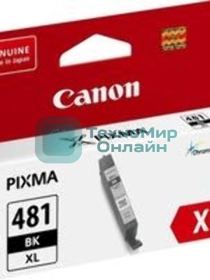 Картридж струйный Canon CLI-481XL BK 2047C001 черный (8.3 мл) для Canon Pixma TS6140/TS8140TS/TS9140/TR7540/TR8540