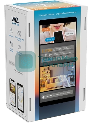 Лампа светодиодная филаментная Gauss Smart Home DIM+CCT E14 CF35 4,5 Вт 2000-6500 К 1/10/40