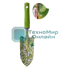 Совок посадочный широкий Palisad 80х330 мм, стальной, пластиковая рукоятка