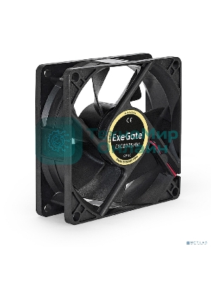 Вентилятор для корпуса ExeGate EX08025HM черный, 80 мм, 2000 об/мин, 19 дБ