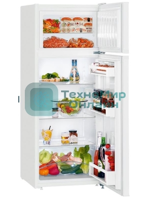 Холодильник Liebherr CTE 2531-26 001 белый двухкамерный 189/44л морозилка сверху