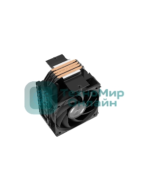 Кулер для процессора SAMA X40 (200W, 4-pin PWM, 133.5mm, 4x6mm, 1x100мм, 50.1CFM, 35.2dBA, 2600RPM, S: 1851/1700/1200/115X, AM5/AM4, черный)