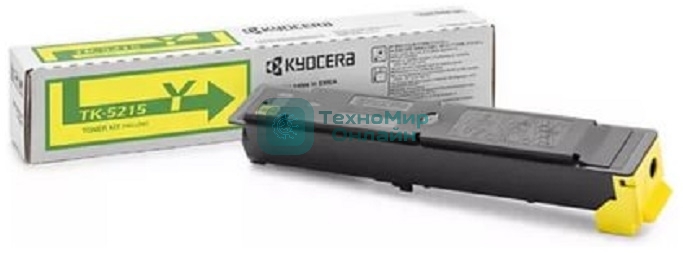 Картридж лазерный Kyocera TK-5215Y (1T02R6ANL0) желтый для TASKalfa 406ci 15000 стр.