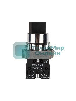 Переключатель Rexant BD21 2P короткая ручка NO