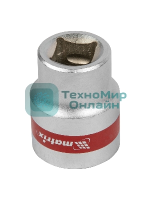 Головка торцевая Matrix, 22 мм, 6-гранная, CrV, под квадрат 1/2