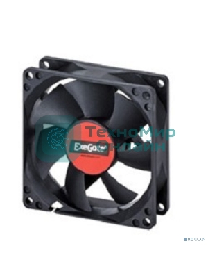 Вентилятор для корпуса ExeGate EX09225B4P-PWM черный, 92 мм, 2200 об/мин, 28 дБ, 4 pin