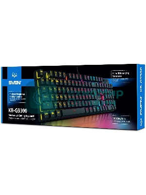 Клавиатура SVEN KB-G9300 проводная, USB Type-A, чёрный