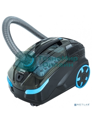 Моющий пылесос Thomas DryBOX Amfibia черный/голубой, 325/1700 Вт, уборка влажная/сухая/сбор жидкости, пылесборник контейнер 2.6 л