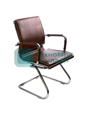 Кресло Бюрократ CH-993-Low-V/Brown коричневый, экокожа, 120 кг, механизм качания, низкая спинка