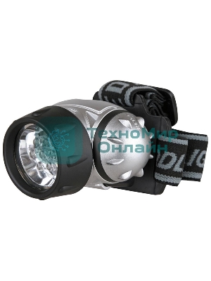 Фонарь ULTRAFLASH LED5351налобн металлик 7led 3 реж 3xr03 пласт коробка
