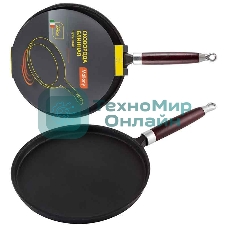 Сковорода Mallony блинная чугунная PCIF-24, диам - 24 см, в конверте, промасл. покрытие