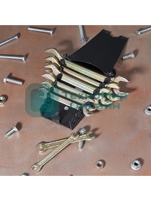 Набор ключей рожковых Rexant (6х7-20х22 мм), 8 шт., желтый цинк