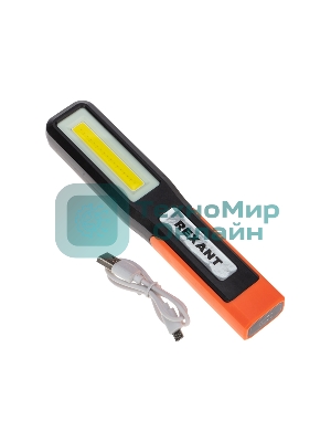 Фонарь-трансформер заряжаемый NEW AGE Rexant СОВ рабочий/поисковый/автомобильный дальний свет 3 Вт/ближний свет 6 Вт/аварийный красный