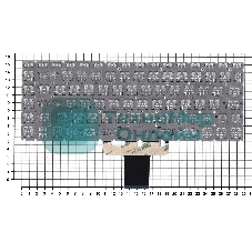 Клавиатура для ноутбука HP Pavilion x360 14-cd0000 золотистая с подсветкой