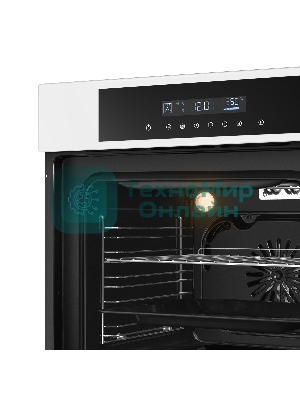 Шкаф духовой электрический Maunfeld AEOD60103W, 60л, дверца с 3 стеклами, белый