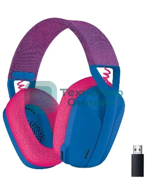 Гарнитура беспроводная Logitech Headset G435 LIGHTSPEED Wireless Gaming BLUE - Retail