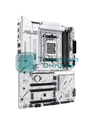 Материнская плата ASUS X870 MAX GAMING WIFI7 W, AM5, AMD X870, 4xDDR5, 4xSATA, 3xM.2, 1xPCIe 5.0 x16, 2xPCIe 4.0 x16, 1xPCIe 3.0 x16, 1xHDMI, 2xUSB Type-C (Display), 1x2.5Gb LAN, Wi-Fi 7, Bluetooth 5.4, 2xUSB-C 40Gbps, 1xUSB-A 10Gbps, 3xUSB-A 5Gbps, 4xUSB-A 2.0, 3x3.5 мм, 7.1, ATX