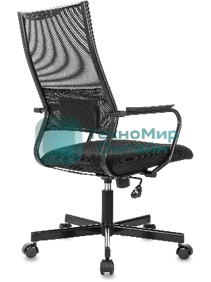 Кресло руководителя Бюрократ CH Balance черный Elastic-102 TW-11 сетка/ткань крестов. металл черный