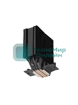 Кулер для процессора SAMA X40 (200W, 4-pin PWM, 133.5mm, 4x6mm, 1x100мм, 50.1CFM, 35.2dBA, 2600RPM, S: 1851/1700/1200/115X, AM5/AM4, черный)