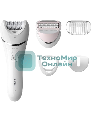 Эпилятор Philips скорости, широкая головка, Wet&Dry, беспроводной