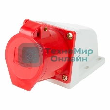 Розетка Rexant 124 стационарная 3Р+РЕ 32А 380В IP44